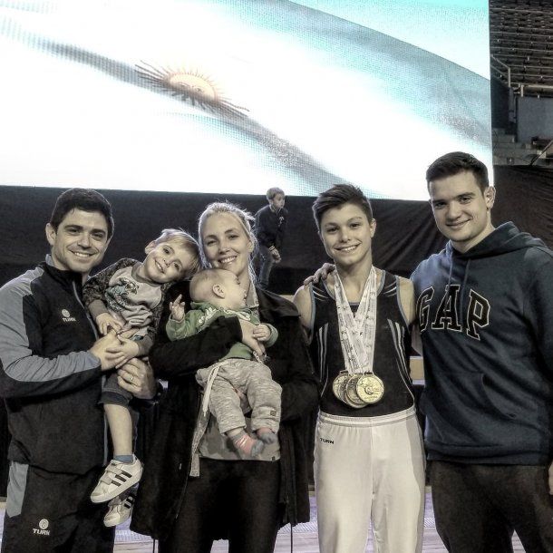 Fede es además padre de familia y el coach de la joya argentina, Julián Jato