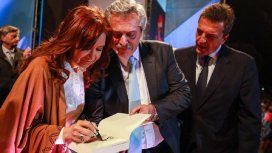 Cristina Kirchner, Alberto Fernández y Sergio Massa Cristina Kirchner, Alberto Fernández y Sergio Massa