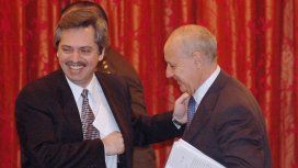 Alberto Fernández con Roberto Lavagna Alberto Fernández con Roberto Lavagna