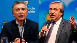 Mauricio Macri y Alberto Fernández Mauricio Macri y Alberto Fernández
