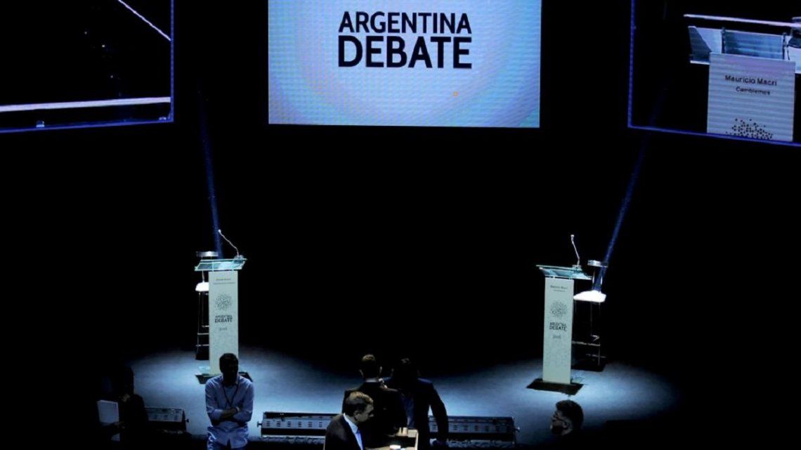 Debate presidencial 2015. Foto archivo.