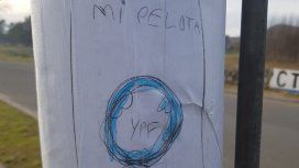 Perdió su pelota e inició una tierna búsqueda que tuvo un final mejor de lo esperado Perdió su pelota e inició una tierna búsqueda que tuvo un final mejor de lo esperado
