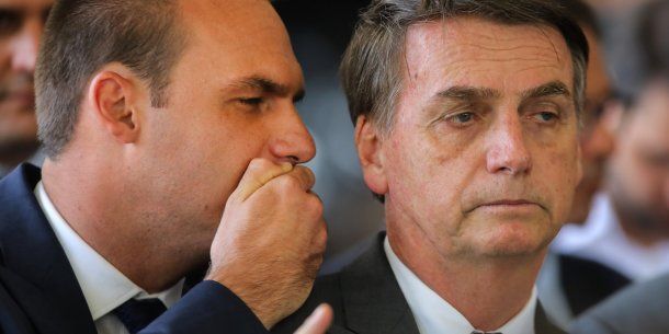Eduardo y Jair Bolsonaro