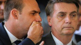 Eduardo y Jair Bolsonaro Eduardo y Jair Bolsonaro