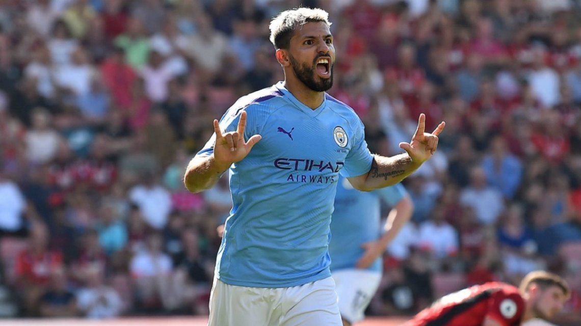 Agüero sigue con su racha goleadora en el City