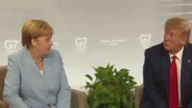 La increíble reacción de Angela Merkel cuando Donald Trump dijo tener sangre alemana La increíble reacción de Angela Merkel cuando Donald Trump dijo tener sangre alemana