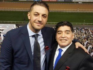 Matías Morla y Diego Maradona Matías Morla y Diego Maradona