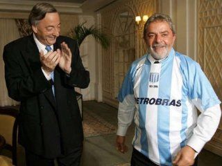 Néstor Kirchner y Lula da Silva Néstor Kirchner y Lula da Silva