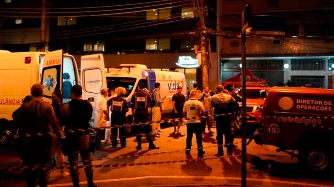 Incendio en un hospital de Rio de Janeiro: hay al menos once muertos