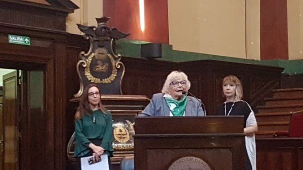 Nelly Minyersky, abogada feminista e integrante de la Campaña