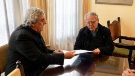 Sergio Romero, Unión Docentes Argentinos, y Monseñor Oscar Ojea Sergio Romero, Unión Docentes Argentinos, y Monseñor Oscar Ojea