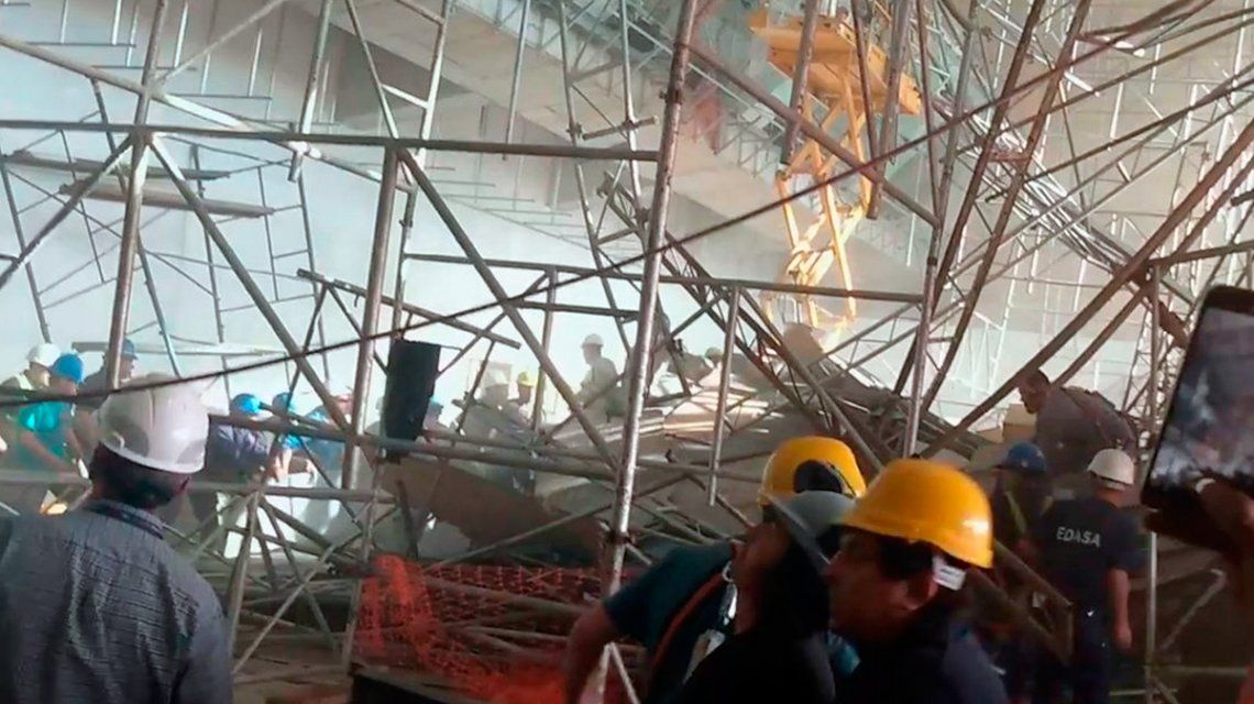 Derrumbe en el aeropuerto de Ezeiza: el Ministerio de Trabajo bonaerense había presentado sanciones contra la obra