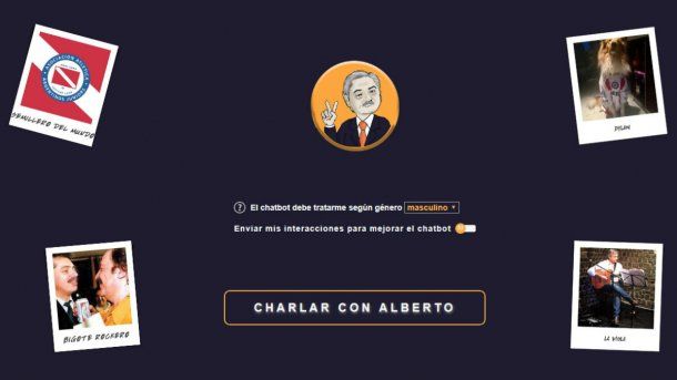 El bot de Alberto siempre tiene la palabra justa