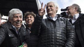 Hugo Moyano, Pablo Micheli, Antonio Caló y Hugo Yasky Hugo Moyano, Pablo Micheli, Antonio Caló y Hugo Yasky