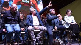 Hugo Yasky, Alberto Fernández, Máximo Kirchner y Gisela Marziotta Hugo Yasky, Alberto Fernández, Máximo Kirchner y Gisela Marziotta
