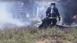 Una mujer y sus dos hijas murieron al incendiarse su casa Una mujer y sus dos hijas murieron al incendiarse su casa