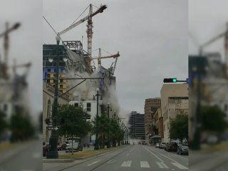 impactante derrumbe de un hotel en construccion: un muerto y 18 heridos impactante derrumbe de un hotel en construccion: un muerto y 18 heridos