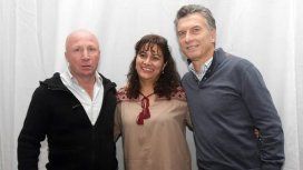 Carlos MacAllister, Adriana Leher y Mauricio Macri Carlos MacAllister, Adriana Leher y Mauricio Macri