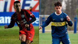Dos promesas de Boca y San Lorenzo están en la mira del Barcelona Dos promesas de Boca y San Lorenzo están en la mira del Barcelona