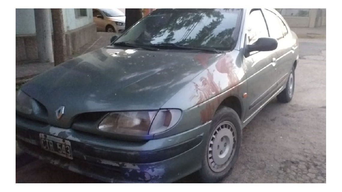 El Renault Megane de la víctima