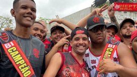 Festejo por adelantado: hinchas del Flamengo ya se sienten campeones de la Copa Libertadores Festejo por adelantado: hinchas del Flamengo ya se sienten campeones de la Copa Libertadores