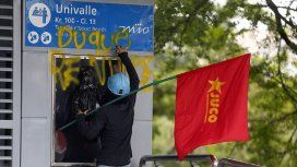 Pintadas contra el presidente Duque tras el paquetazo Pintadas contra el presidente Duque tras el paquetazo