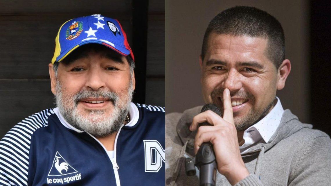 Elecciones en Boca: Maradona apoyó a Angelici y destrozó a Riquelme