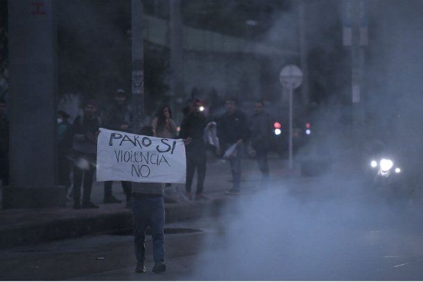 Paro nacional en Colombia. Foto El Espectador