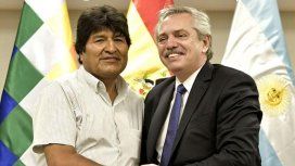 Evo Morales y Alberto Fernández Evo Morales y Alberto Fernández