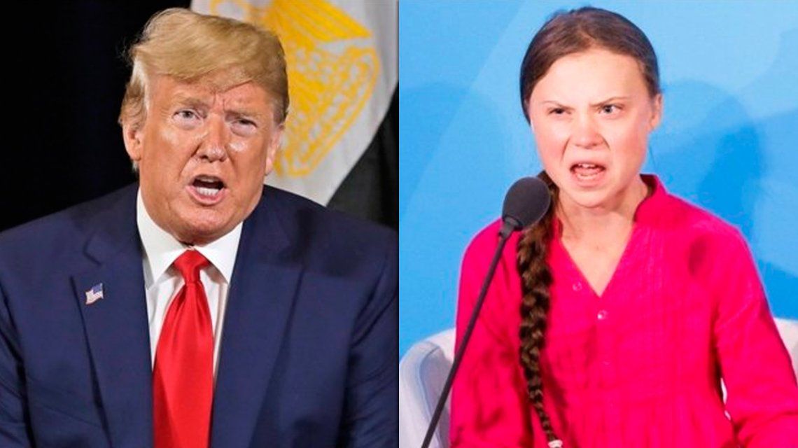 Trump le recomendó a Greta Thunberg que vaya al cine y que se relaje