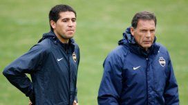 Juan Román Riquelme y Miguel Ángel Russo Juan Román Riquelme y Miguel Ángel Russo