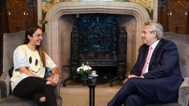 Macarena Sánchez y Alberto Fernández Macarena Sánchez y Alberto Fernández