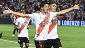 Nacho Fernández celebra su gol Nacho Fernández celebra su gol