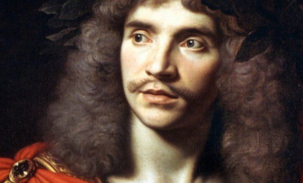 El autor Jean-Baptiste Poquelin, conocido como Molière.