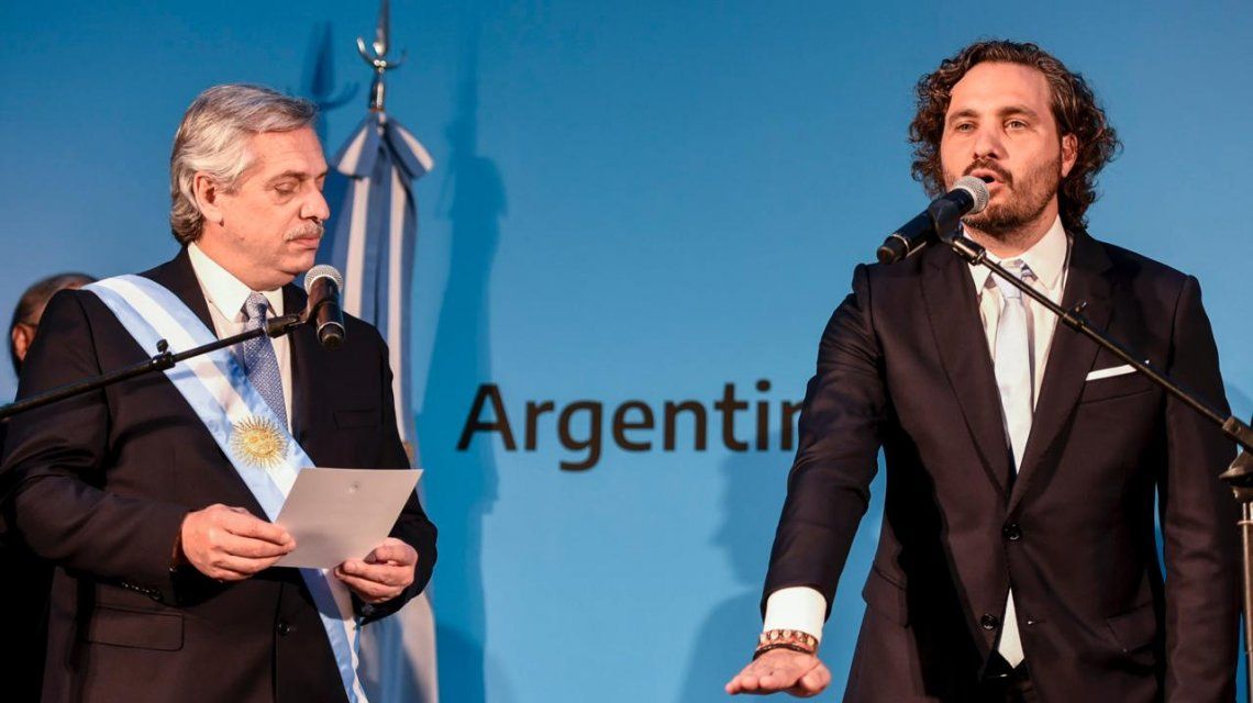 Santiago Cafiero juraba como jefe de Gabinete ante Alberto Fernández