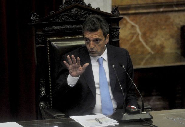 Sergio Massa en la Cámara de Diputados