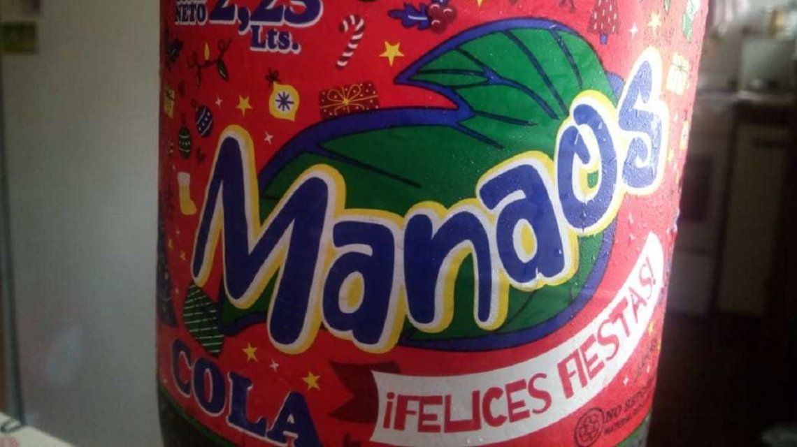 La Manaos que será retirada del mercado tiene la leyenda ¡Felices fiestas! en su etiqueta