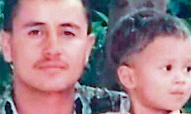 Juanfer de pequeño con su padre