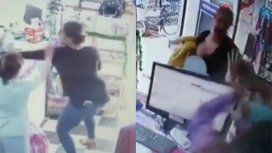 VIDEO: Ataque de furia de una mujer en una veterinaria de Núñez VIDEO: Ataque de furia de una mujer en una veterinaria de Núñez