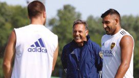 Miguel Ángel Russo y Wanchope Ábila Miguel Ángel Russo y Wanchope Ábila