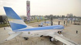 Avión simulador de Aerolíneas Argentinas en Tecnópolis Avión simulador de Aerolíneas Argentinas en Tecnópolis