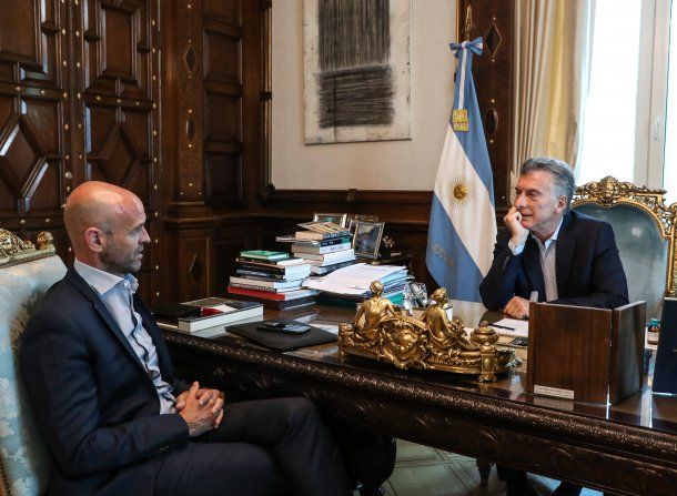 Guillermo Dietrich y Mauricio Macri