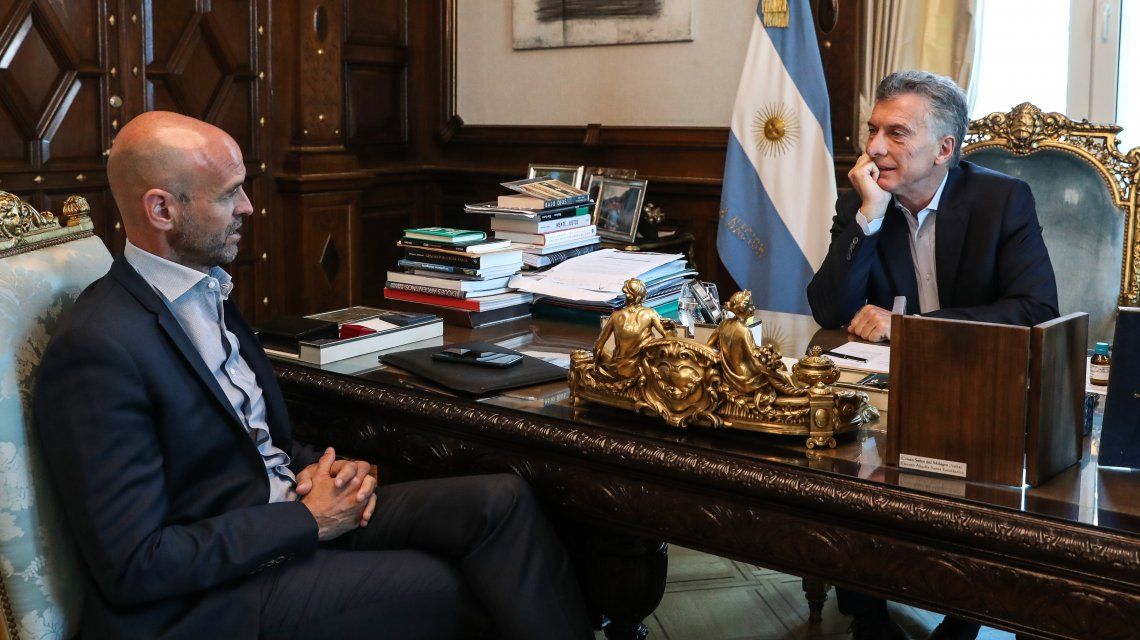 Guillermo Dietrich y Mauricio Macri