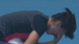 Susto en el Abierto de Australia: Davila Jakupovic se descompuso y abandonó por el humo de los incendios Susto en el Abierto de Australia: Davila Jakupovic se descompuso y abandonó por el humo de los incendios