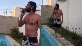 Viral de mal gusto: se burlaron de Álvarez Castillo lanzando un costillar a la pileta Viral de mal gusto: se burlaron de Álvarez Castillo lanzando un costillar a la pileta