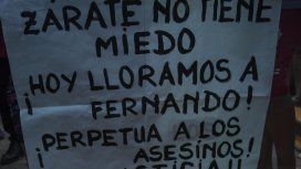 Una de las pancartas que se vieron en la marcha Una de las pancartas que se vieron en la marcha