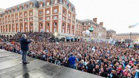 Alberto en el cierre de campaña en Mar del Plata Alberto en el cierre de campaña en Mar del Plata