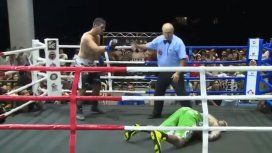 Patón Basile fue noqueado en el primer round de una pelea en Brasil Patón Basile fue noqueado en el primer round de una pelea en Brasil