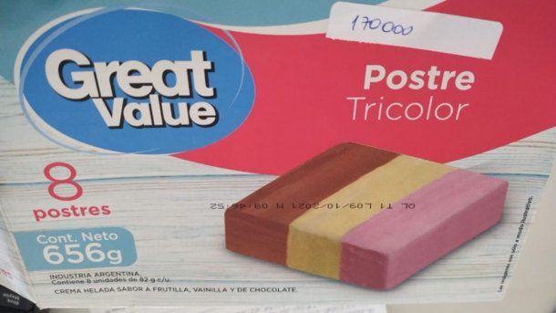 La ANMAT retiró preventivamente del mercado un lote del helado tricolor Grat Value, por contener la bacteria listeria monocytogenes.