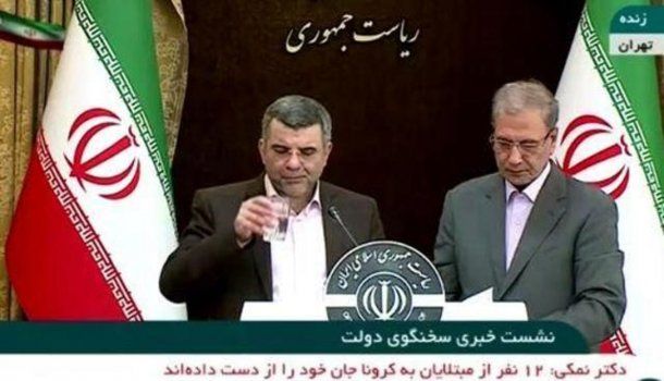 Última aparición pública del viceministro de Salud, Iraj Harirchi.